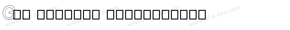 Gen yominjp heavy字体转换